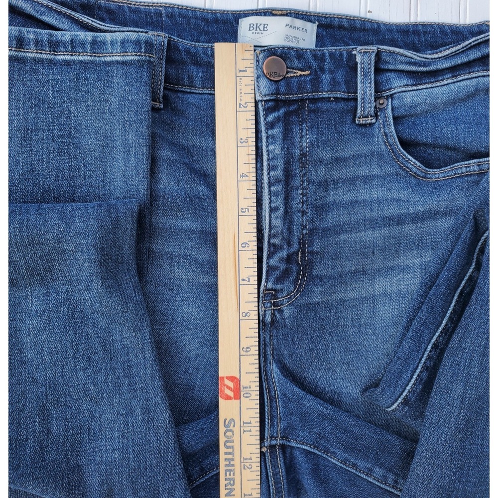 Buckle BKE Parker Mens Blue Jeans Boot Cut 30x32 Fits 32x32 Medium wash Stretch - Picture 5 of 12